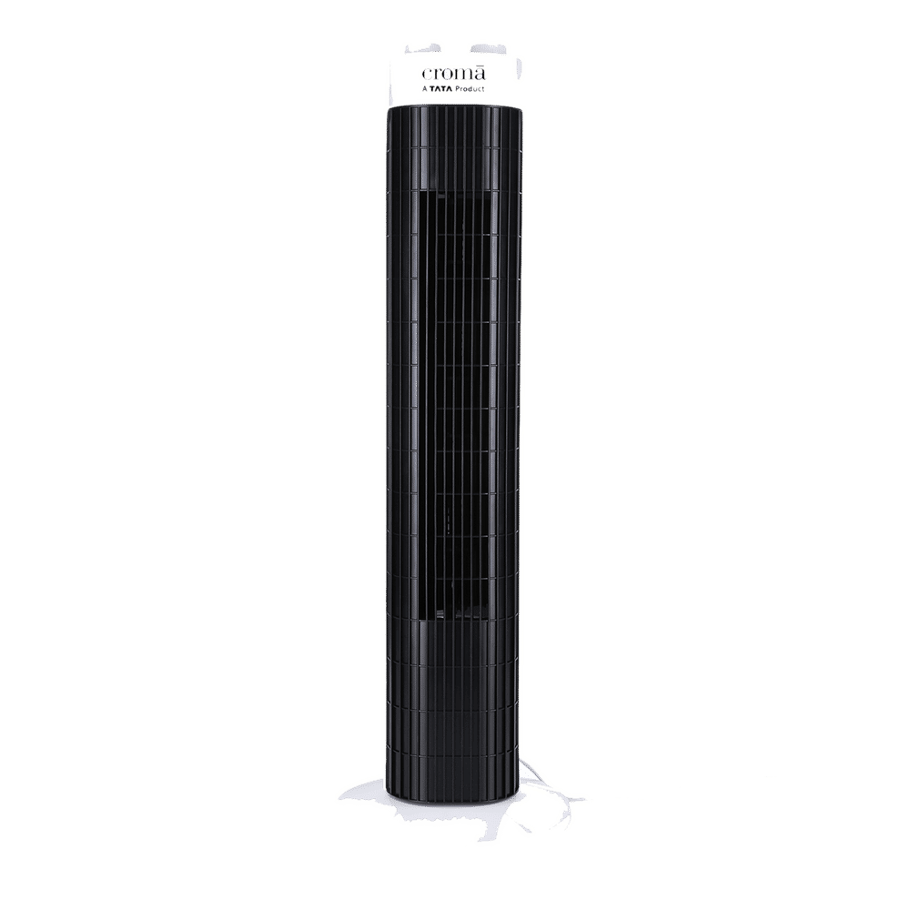 Buy Croma Bladeless 540 m3/hr Air Delivery Tower Fan (100 Copper Motor